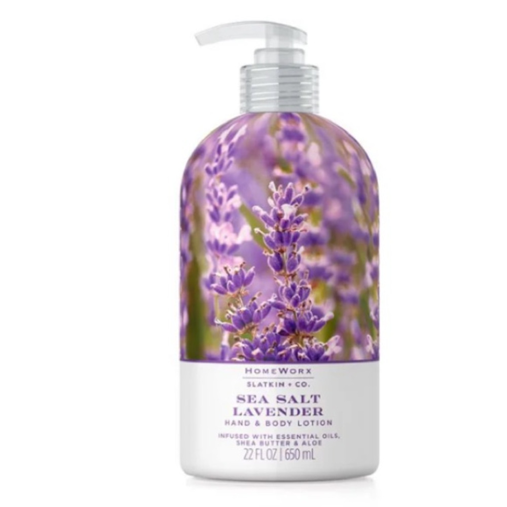 HomeWorx Slatkin & Co "Sea Salt Lavender" Body Lotion